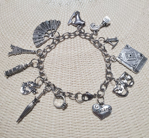 LITTLE WOMEN Louisa May Alcott Charm Bracelet LITTLE WOMEN Louisa May Alcott Charm Bracelet