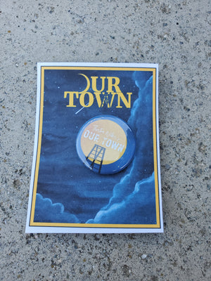 UNSERE STADT "Show" Metall Button Button UNSERE STADT "Show" Metall Button Button