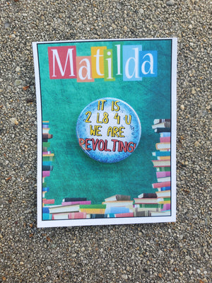 MATILDA "Revolting" Metall Button MATILDA "Revolting" Metall Button