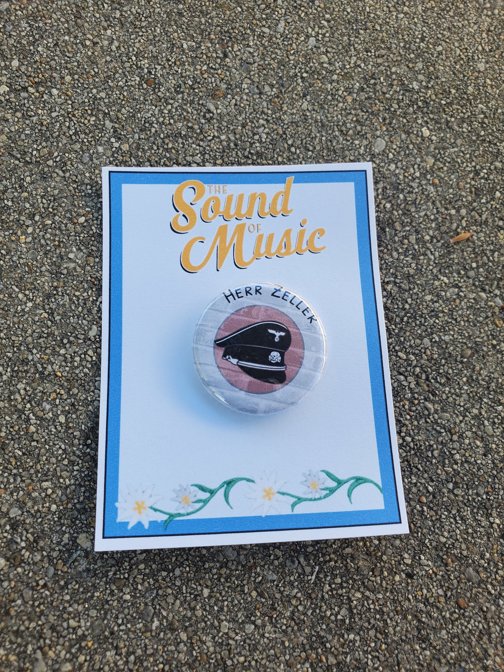 SOUND OF MUSIC "Herr Zeller" Metall Button