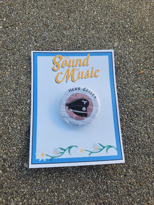 SOUND OF MUSIC "Herr Zeller" Metall Button SOUND OF MUSIC "Herr Zeller" Metall Button