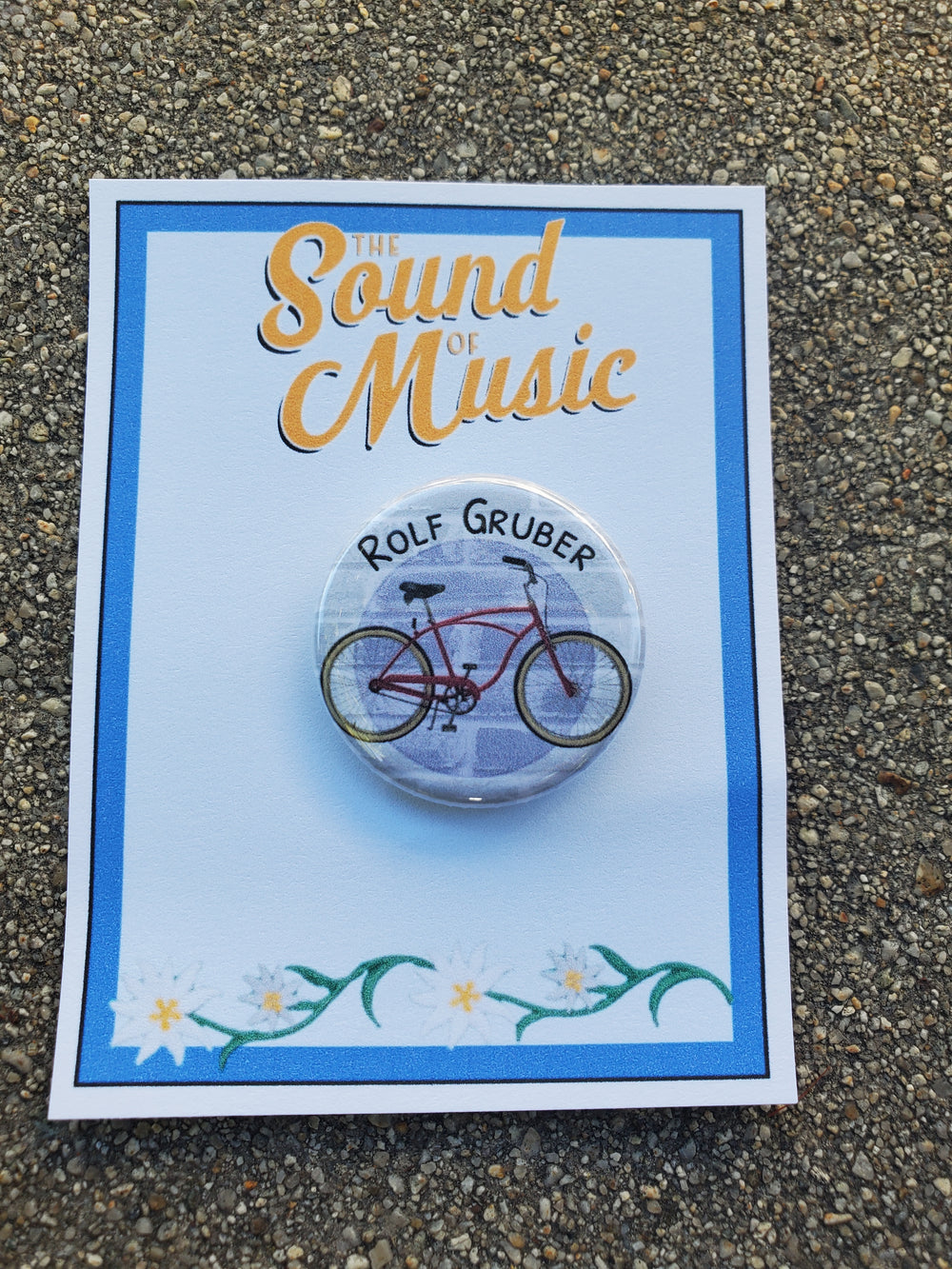 SOUND OF MUSIC "Rolf Gruber" Metall Button