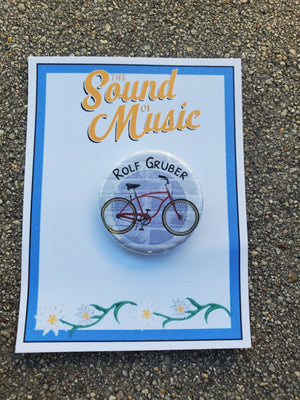 SOUND OF MUSIC "Rolf Gruber" Metall Button SOUND OF MUSIC "Rolf Gruber" Metall Button