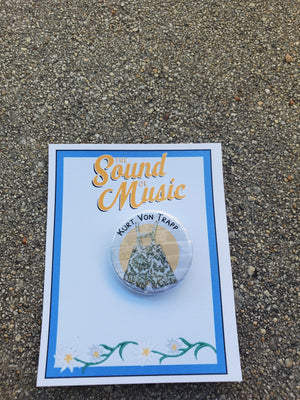 SOUND OF MUSIC "Kurt Von Trapp" Metall-Anstecker SOUND OF MUSIC "Kurt Von Trapp" Metall-Anstecker