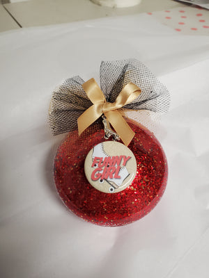 FUNNY GIRL Christmas Ornament FUNNY GIRL Christmas Ornament