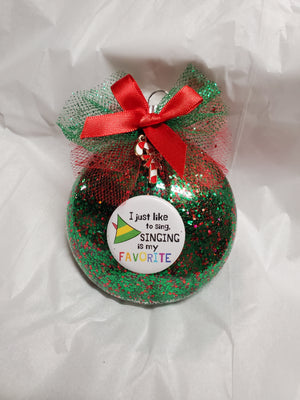 ELF "I Love Singing" Christmas Ornament ELF "I Love Singing" Christmas Ornament