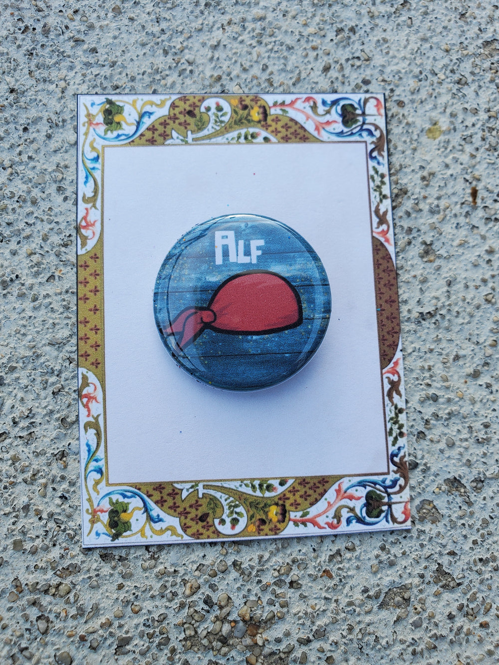 PETER AND THE STARCATCHER "Alf" Metal Pinback Button