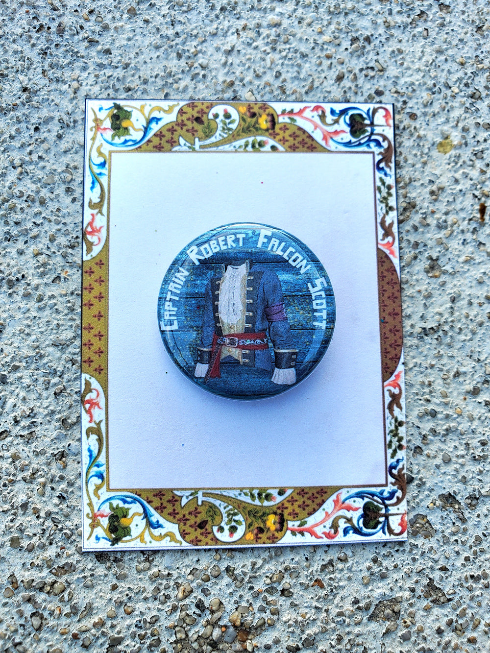 PETER AND THE STARCATCHER "Captain Scott" Metal Pinback Button