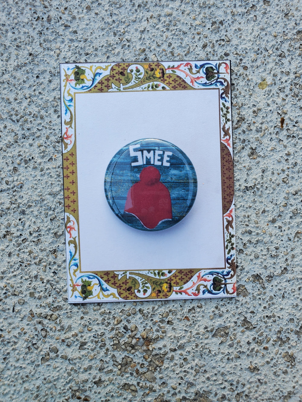 PETER AND THE STARCATCHER "Smee" Metal Pinback Button