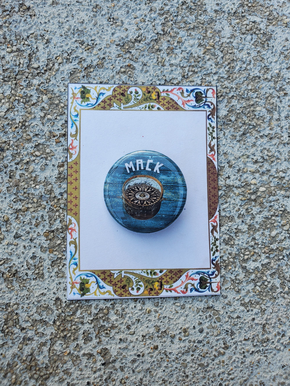 PETER AND THE STARCATCHER "Mack" Metal Pinback Button