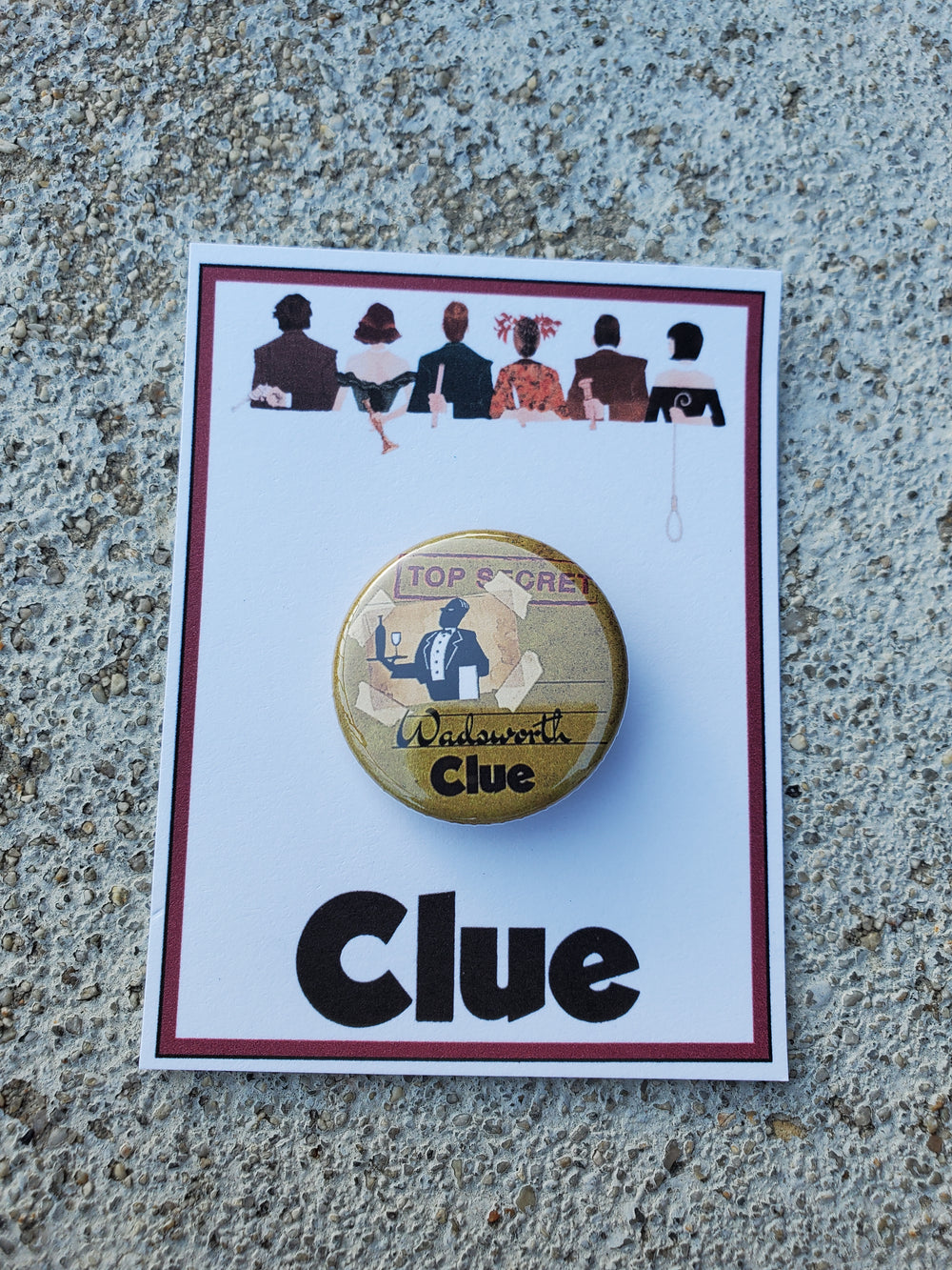 CLUE "Wadsworth" Metall-Anstecker