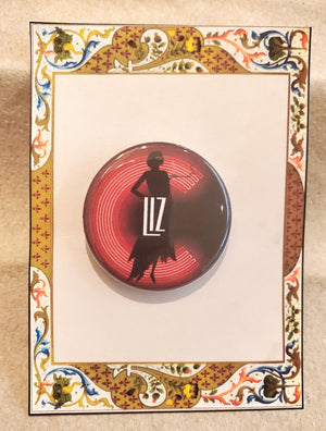 CHICAGO "Liz" Metall Button CHICAGO "Liz" Metall Button