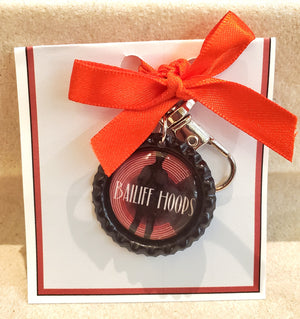 CHICAGO "Bailiff Hoops" Bottlecap Keychain CHICAGO "Bailiff Hoops" Bottlecap Keychain