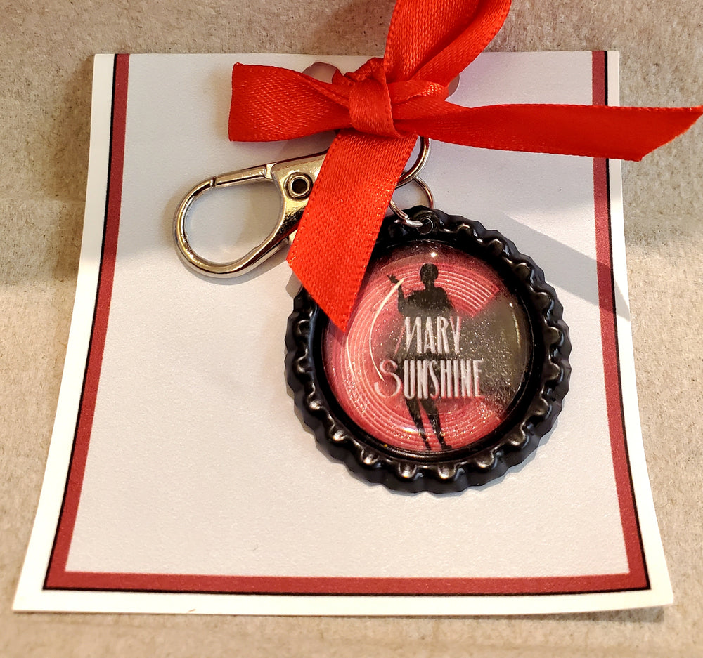 CHICAGO "Mary Sunshine" Bottlecap Keychain