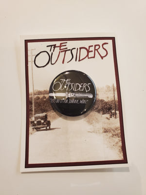 Outsiders "Tu es für Johnny" Metall-Anstecker Outsiders "Tu es für Johnny" Metall-Anstecker