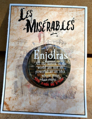 LES MISERABLES "Enjolras" Metall Button LES MISERABLES "Enjolras" Metall Button