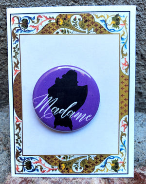 Die Schöne und das Biest "Garderobe" Metall Button Die Schöne und das Biest "Garderobe" Metall Button