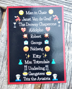 DROWSY CHAPERONE Refrigerator Magnet DROWSY CHAPERONE Refrigerator Magnet