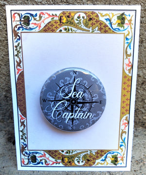 ZWÖLFTE NACHT "Sea Captain" Metall Button ZWÖLFTE NACHT "Sea Captain" Metall Button