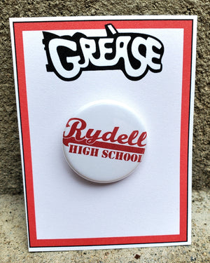 GREASE "Rydell High School" Metall Button Button GREASE "Rydell High School" Metall Button Button