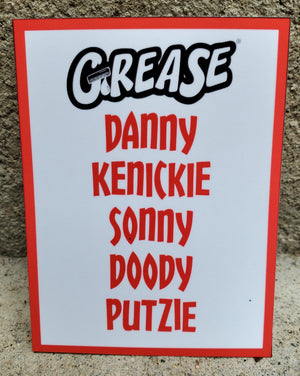 GREASE "Burger Palace Boys" Refrigerator Magnet GREASE "Burger Palace Boys" Refrigerator Magnet