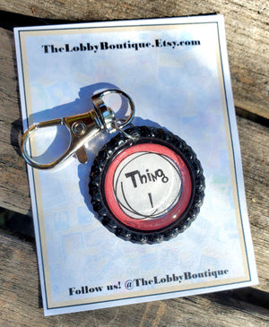 DR. SEUSS "Thing 1" Bottlecap Keychain DR. SEUSS "Thing 1" Bottlecap Keychain