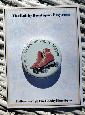 DROWSY CHAPERONE "Robert Martin" Metal Pinback Button DROWSY CHAPERONE "Robert Martin" Metal Pinback Button