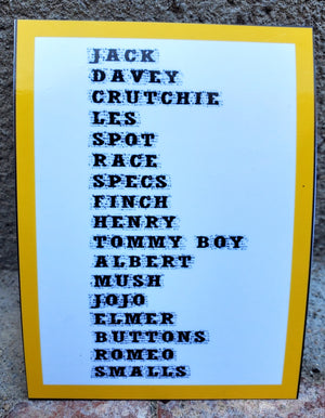 NEWSIES "Lead Newsboys" Kühlschrankmagnet NEWSIES "Lead Newsboys" Kühlschrankmagnet