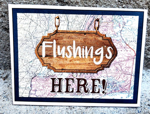 NEWSIES Kühlschrankmagnet „Flushing ist da!“ NEWSIES Kühlschrankmagnet „Flushing ist da!“