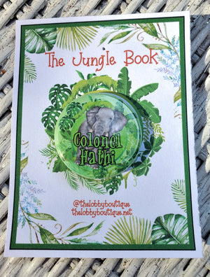 DSCHUNGELBUCH "Colonel Hathi" Metall Button DSCHUNGELBUCH "Colonel Hathi" Metall Button