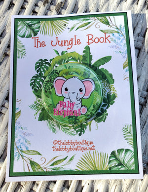 JUNGLE BOOK "Baby Elephant" Metal Pinback Button JUNGLE BOOK "Baby Elephant" Metal Pinback Button