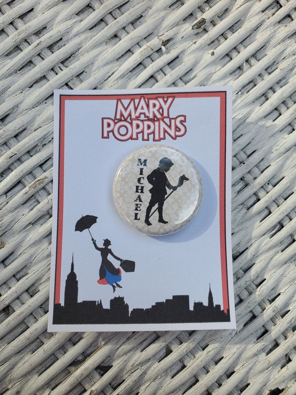 MARY POPPINS "Michael Banks" Metall-Anstecker