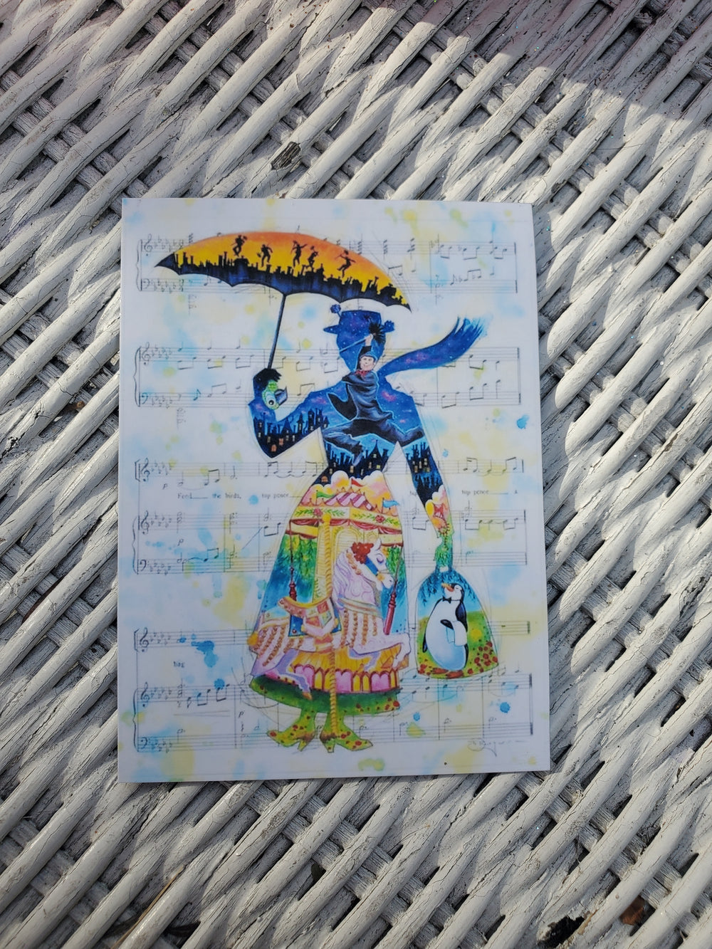 MARY POPPINS  "Mary multi image" Refrigerator Magnet