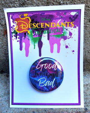 DESCENDANTS "Gut ist das neue Böse" Metall Button DESCENDANTS "Gut ist das neue Böse" Metall Button