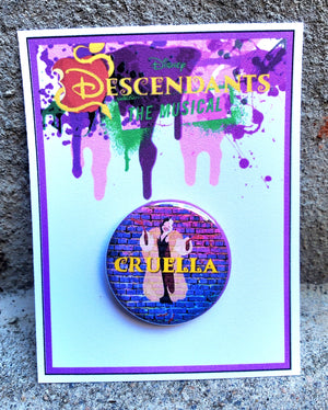 DESCENDANTS "Cruella" Metall-Anstecker DESCENDANTS "Cruella" Metall-Anstecker