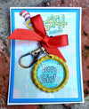 DR. SEUSS "Bird Girl" Bottlecap Keychain