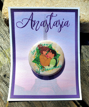 ANASTASIA "In einer Menge von Tausenden" Metall Button ANASTASIA "In einer Menge von Tausenden" Metall Button