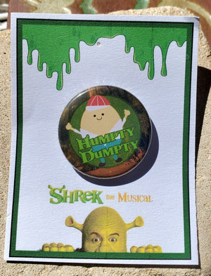 SHREK "Humpty Dumptyh" Metall Button SHREK "Humpty Dumptyh" Metall Button