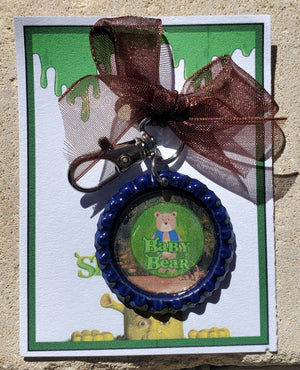 SHREK "Baby Bear" Flaschenverschluss-Schlüsselanhänger SHREK "Baby Bear" Flaschenverschluss-Schlüsselanhänger