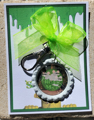 SHREK "Drei blinde Mäuse" Flaschenverschluss-Schlüsselanhänger SHREK "Drei blinde Mäuse" Flaschenverschluss-Schlüsselanhänger