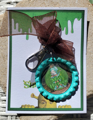 SHREK "Mad Hatter" Flaschenverschluss-Schlüsselanhänger SHREK "Mad Hatter" Flaschenverschluss-Schlüsselanhänger