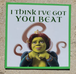 SHREK Kühlschrankmagnet "Ich glaube, ich habe dich geschlagen" SHREK Kühlschrankmagnet "Ich glaube, ich habe dich geschlagen"