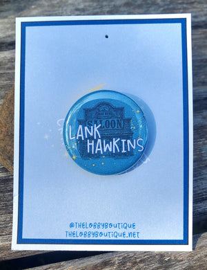 CRAZY FOR YOU "Lank Hawkins" Metall Button CRAZY FOR YOU "Lank Hawkins" Metall Button