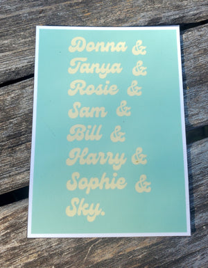 MAMMA MIA "Charakternamen" Kühlschrankmagnet MAMMA MIA "Charakternamen" Kühlschrankmagnet