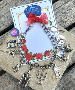 BEAUTY AND THE BEAST Charm Bracelet BEAUTY AND THE BEAST Charm Bracelet