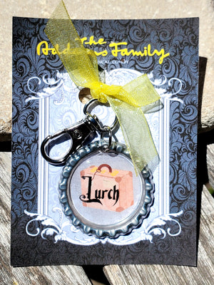 ADDAMS FAMILY "Lurch" Bottlecap Keychain ADDAMS FAMILY "Lurch" Bottlecap Keychain
