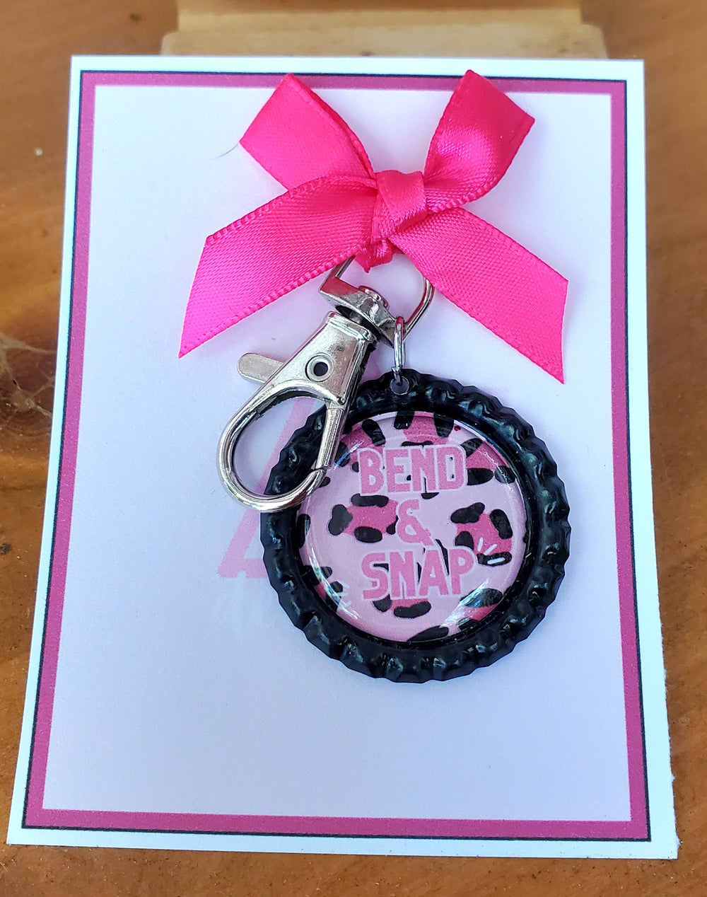 LEGALLY BLONDE "Bend and Snap!" Bottlecap Keychain