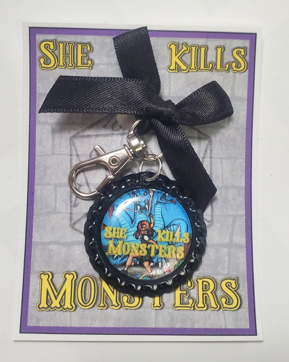 SHE KILLS MONSTERS "Show" Bottlecap Keychain