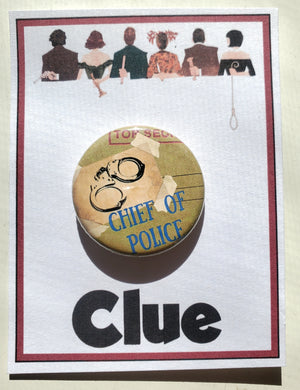 CLUE "Colonel Mustard" Metall-Anstecker CLUE "Colonel Mustard" Metall-Anstecker