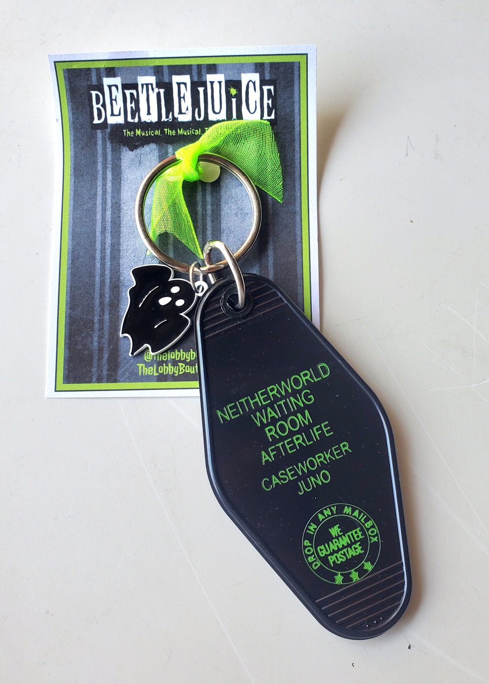 BEETLEJUICE Motel Key Fob